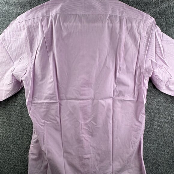 NWT Polo Ralph Lauren Pink Striped Classic Fit Easy Care Cotton Stretch 15 32/33 - Picture 14 of 15